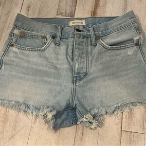 Madewell Women's Light Blue Denim Shorts